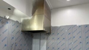 Rococo Italian Restaurant - Design for commercial kitchen exhaust and makeup air for the kitchen